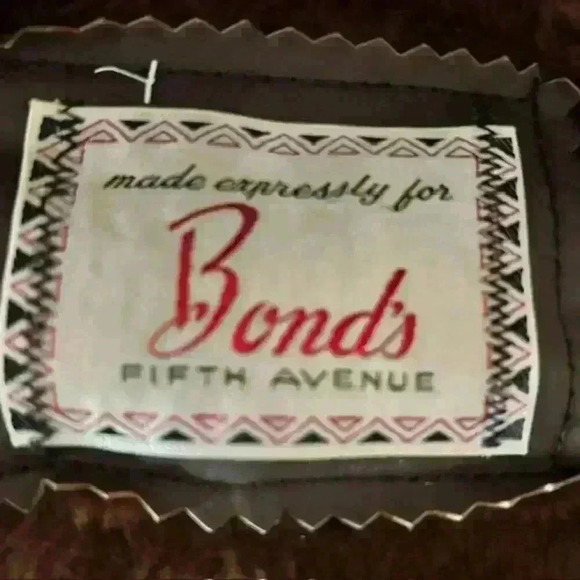 RARE 1970 Rocky Balboa Bonds 5th Avenue Leather Jacket, BROWN not Black, size 40 - Picture 6 of 10